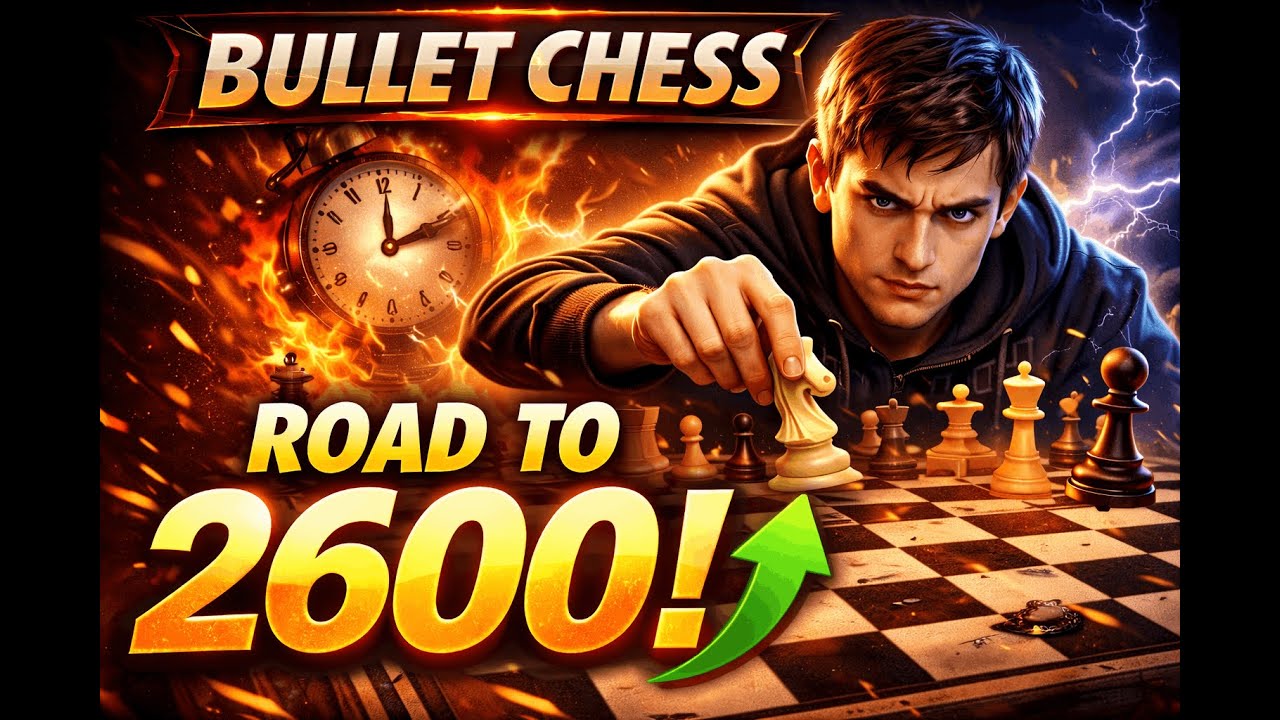 I Just Played These Bullet Games – The Tactics Were CRAZY | Bullet Chess Road to 2600 #012