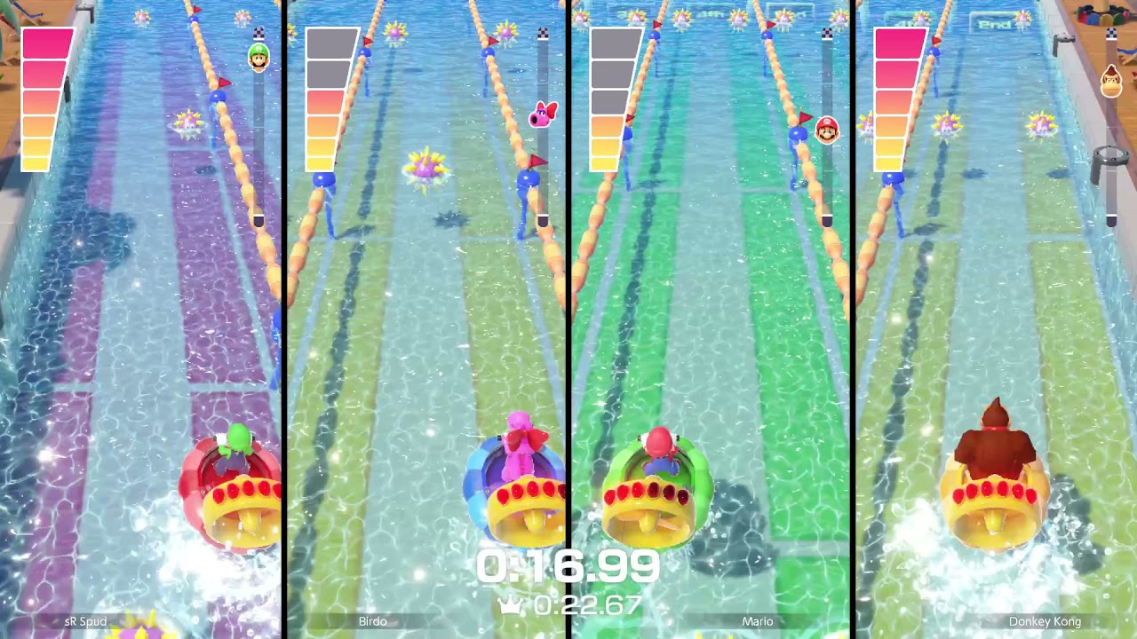 Rapid River Race (Hard Difficulty) - Mario Party Superstars Gameplay