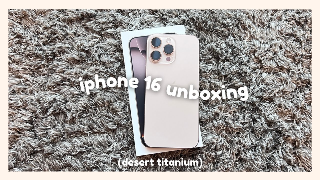 📱iPhone 16 Pro Max 1TB Desert Titanium Unboxing | ASMR | Anna Wang
