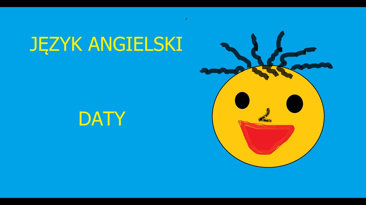 DATY W JĘZYKU ANGIELSKIM.