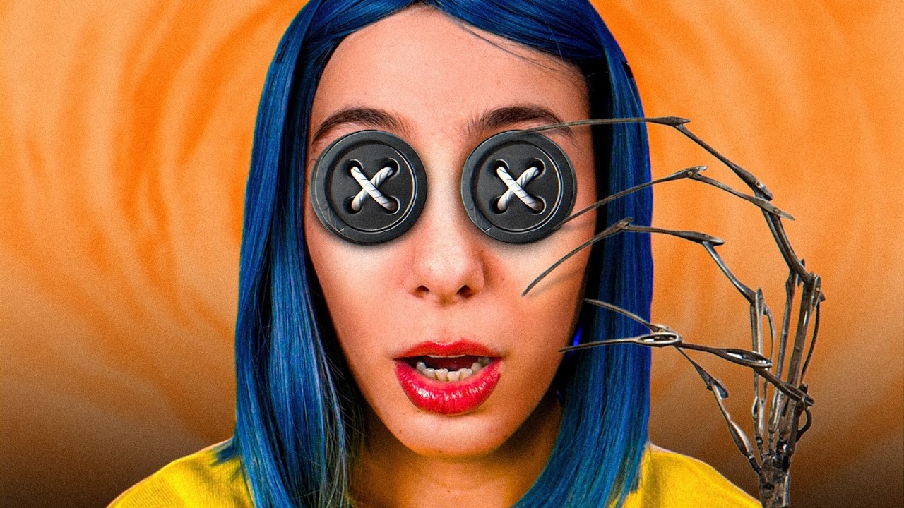 Me hago a mí misma como MUÑECA de CORALINE 🪡🧵