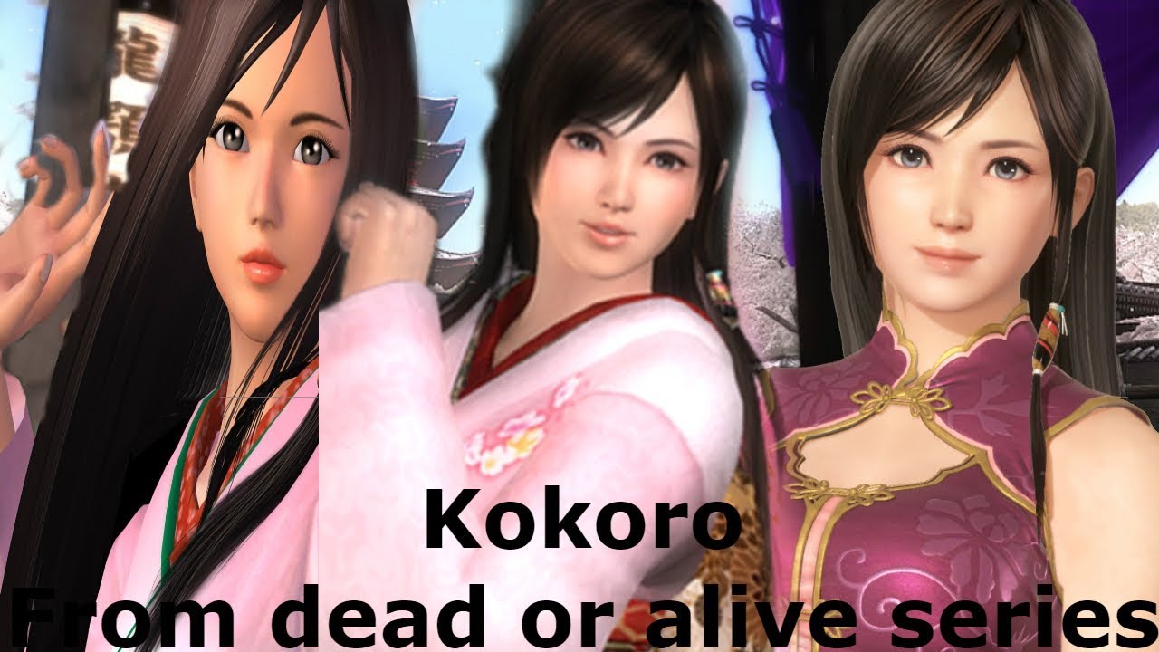 Kokoro's story so far (all cut scene of kokoro dead or alive 4-6)