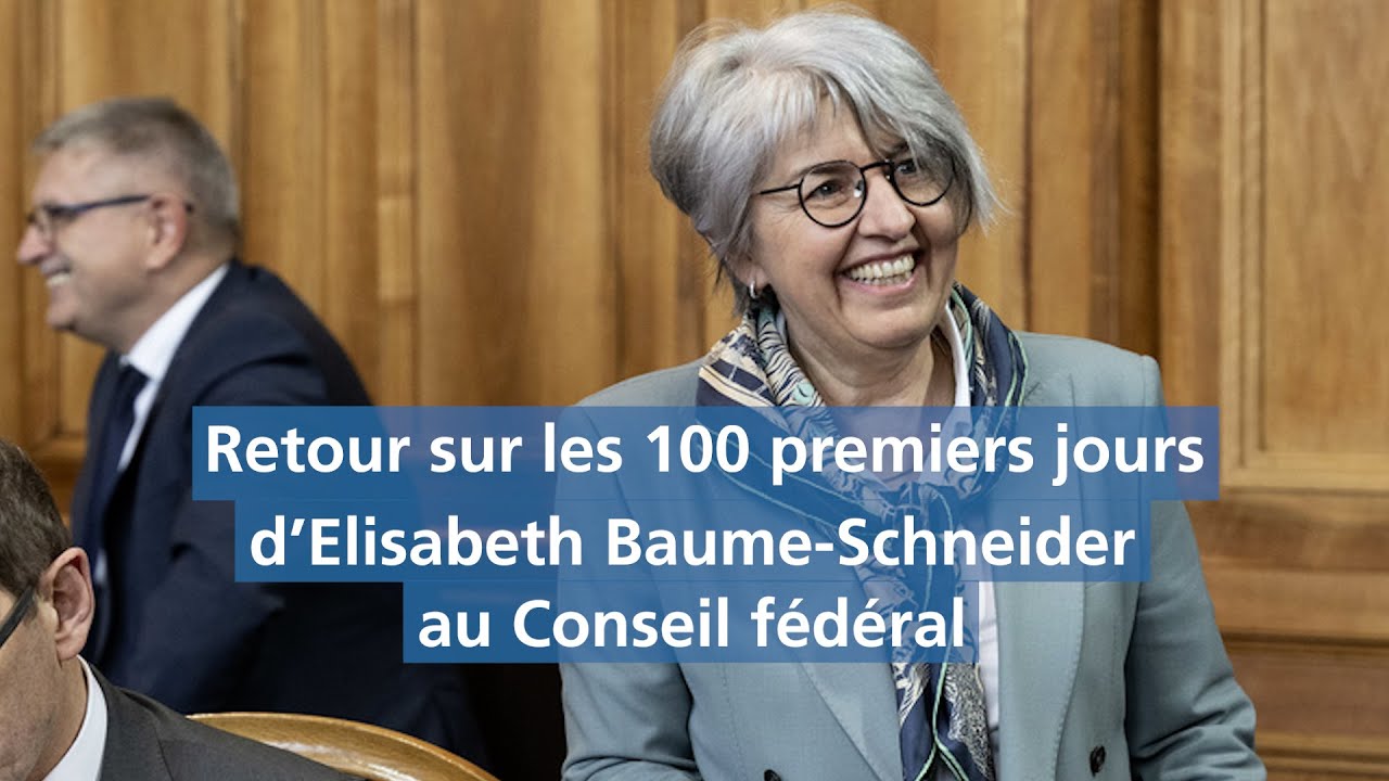 Retour sur les 100 premiers jours d’Elisabeth Baume-Schneider au Conseil fédéral