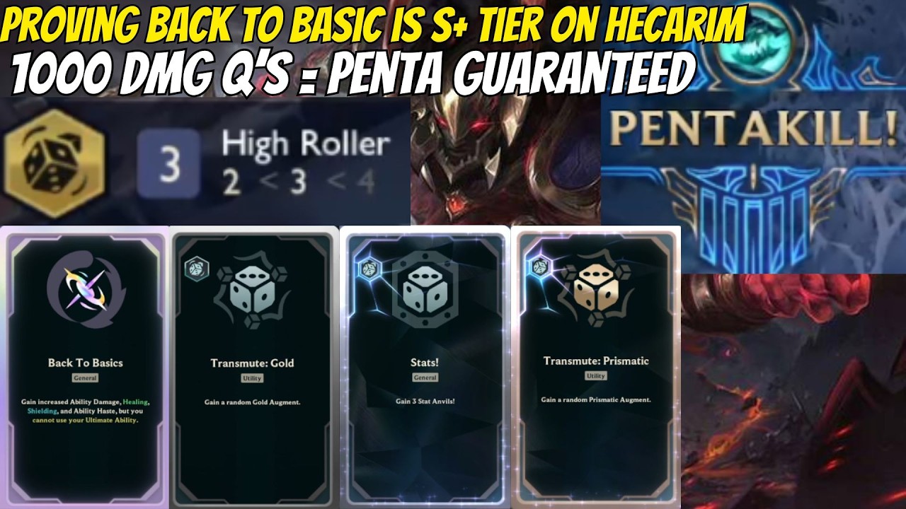 1000 DAMAGE Qs on Hecarim 😱 Guaranteed Pentakills