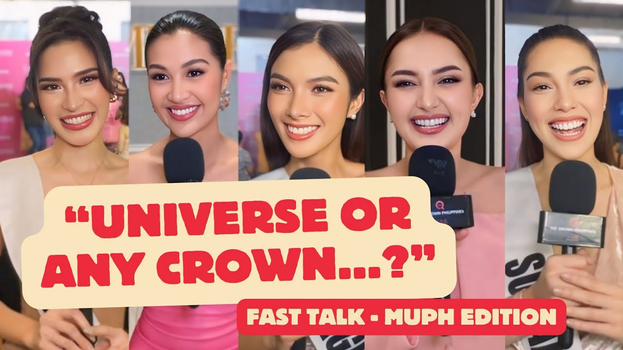 UNIVERSE OR ANY CROWN? 🔴 Miss Universe Philippines 2025 Rapid-fire Questions