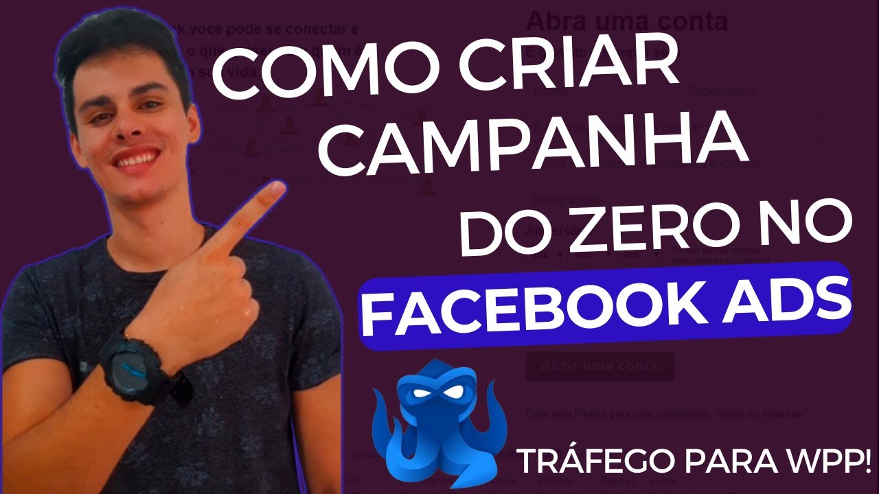 Como Criar Campanha na Prática no Facebook Ads | Tráfego Para Wpp
