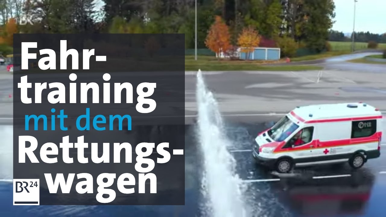 Training für den Einsatz: Fahrsicherheitstraining für Rettungskräfte | Abendschau | BR24