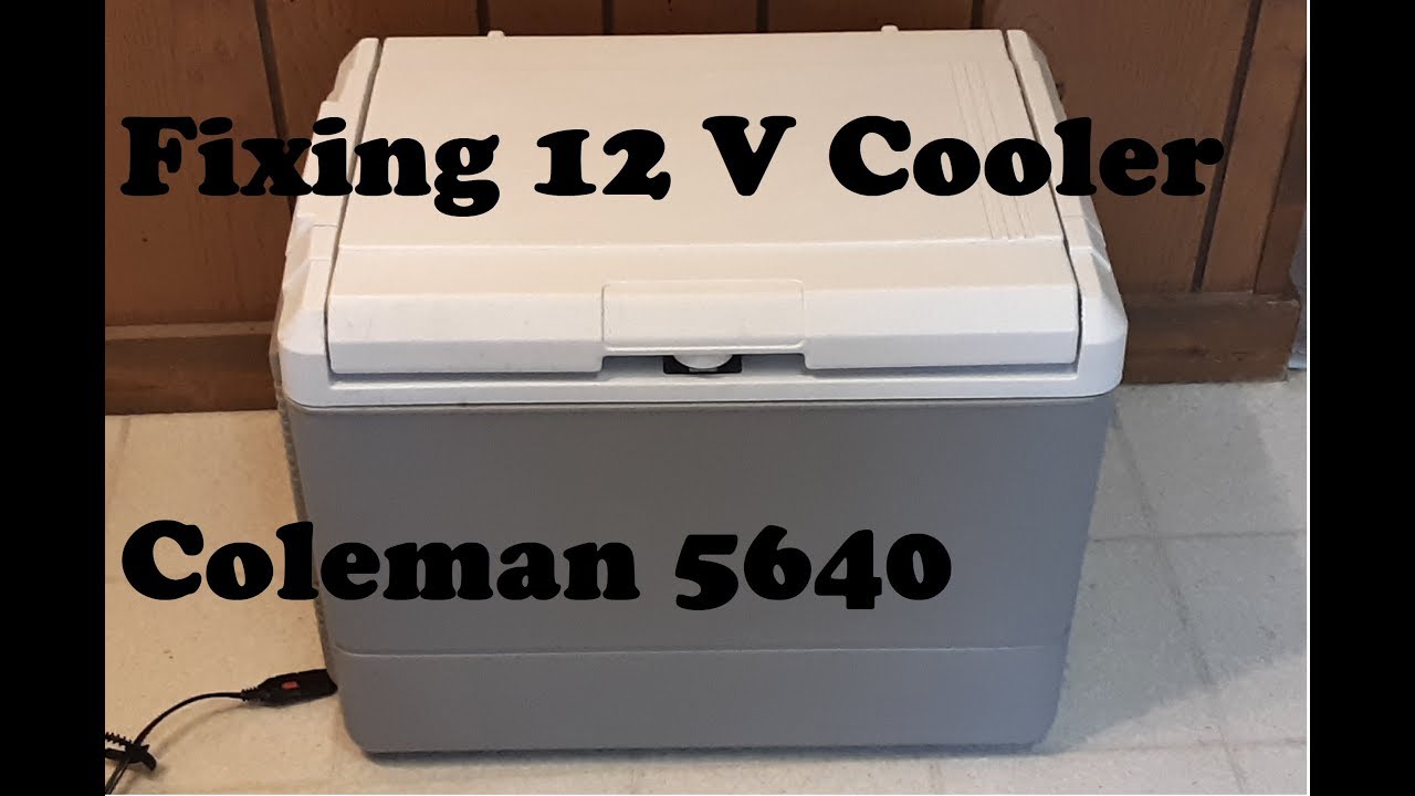 Coleman 12 Volt Cooler ~ Replacing Fan Motor ~ Model 5640