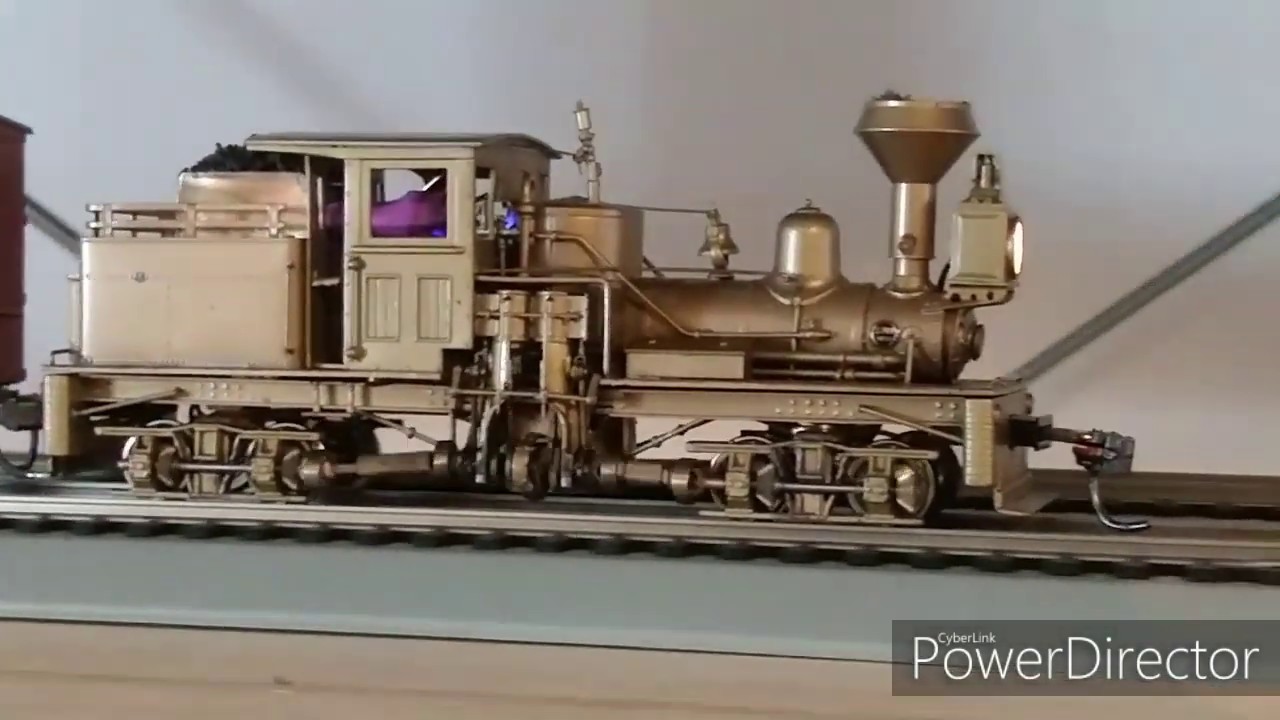 HO Scale Brass Pacific Fast Mail Benson Shay with DCC Tsunami Sound Decoder.