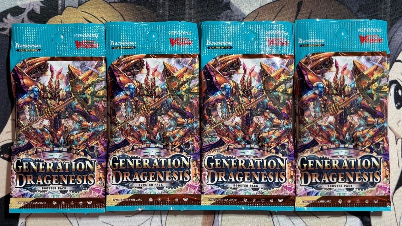 Opening My Generation Dragenesis Cardfight Vanguard DivineZ Sneak Preview Packs