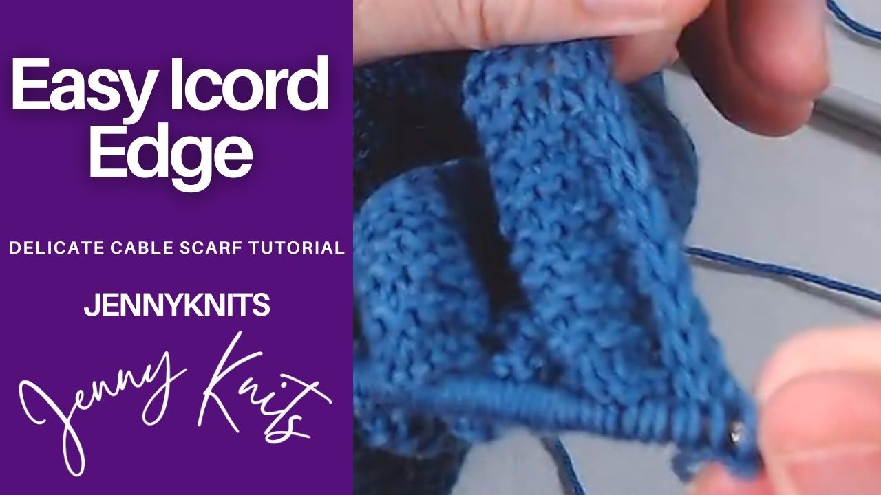 How to Knit an I-Cord Edge (Clean Edges for Scarves & Shawls)