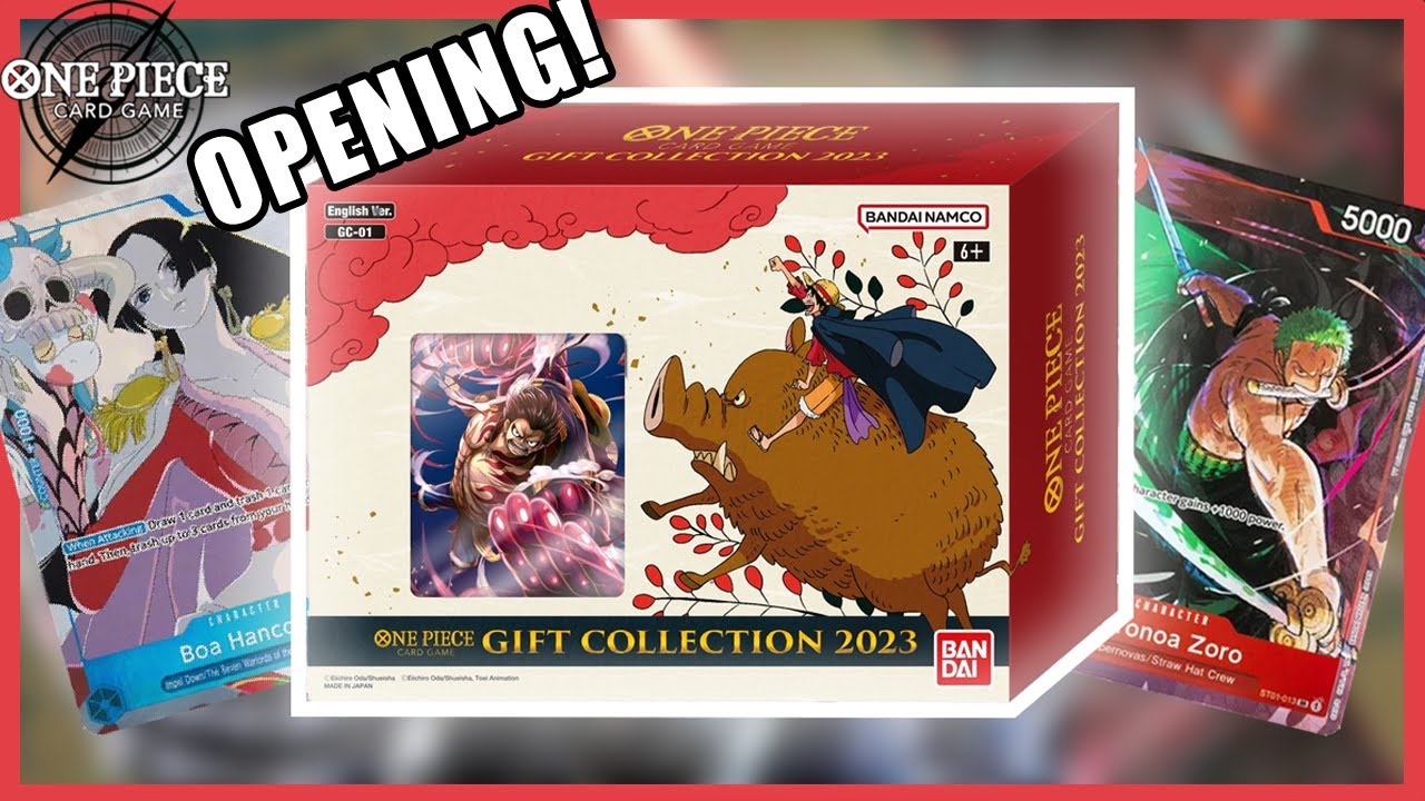 Opening *New* Bandai One Piece Gift Collection 2023! - One Piece Trading Card Game