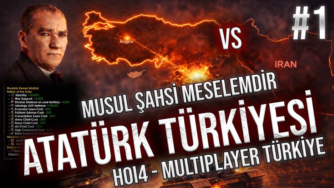 ATAT&Uuml;RK YOLUNA REWORK GELDİ! | Hearts of Iron 4 - MULTIPLAYER RP | T&Uuml;RKİYE #1