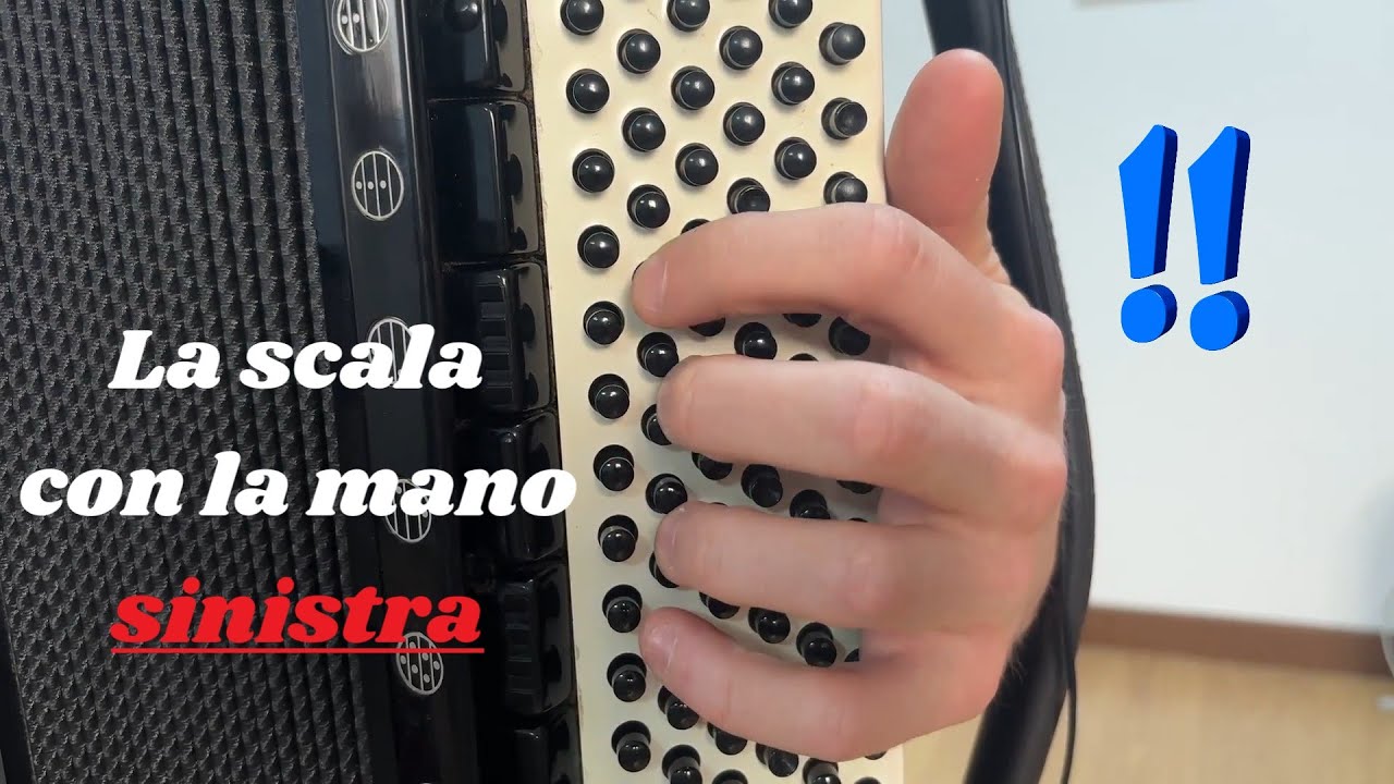 La scala con i bassi della fisarmonica
