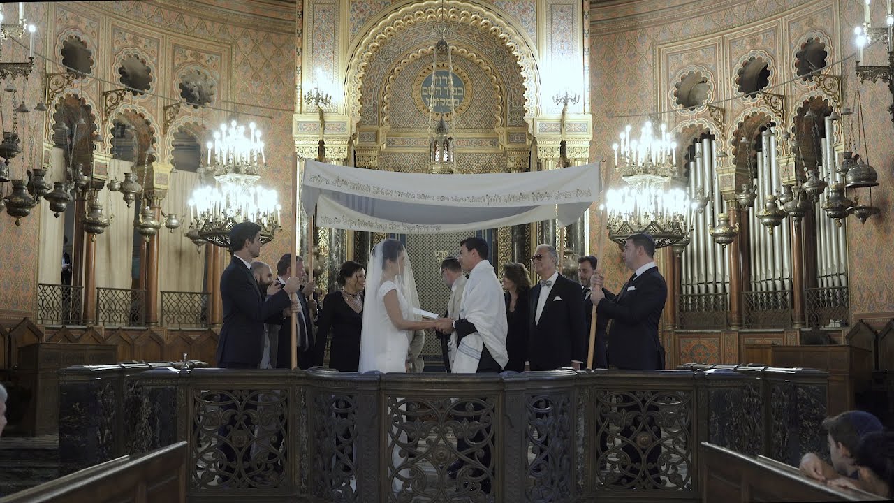 Elinor & Eran - Elegant Jewish wedding in Italy at the Great Synagogue of Florence
