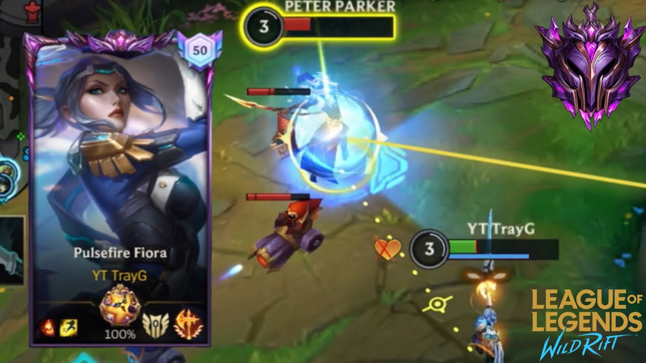 WILD RIFT FIORA VS YONE | TOP 50 Fiora gameplay