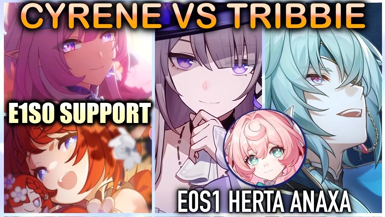 TRIBBIE VS CYRENE? Herta+Anaxa Support Comparison | MoC Team Showcase | Honkai Star Rail 3.7