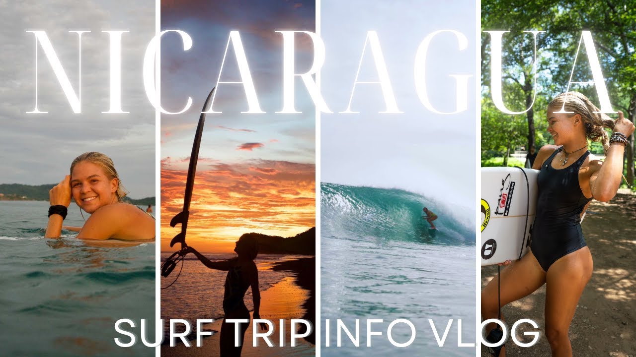 NICARAGUA SURF TRIP INFO VLOG - Playa Colorados, THE BOOM, Puerto Sandino