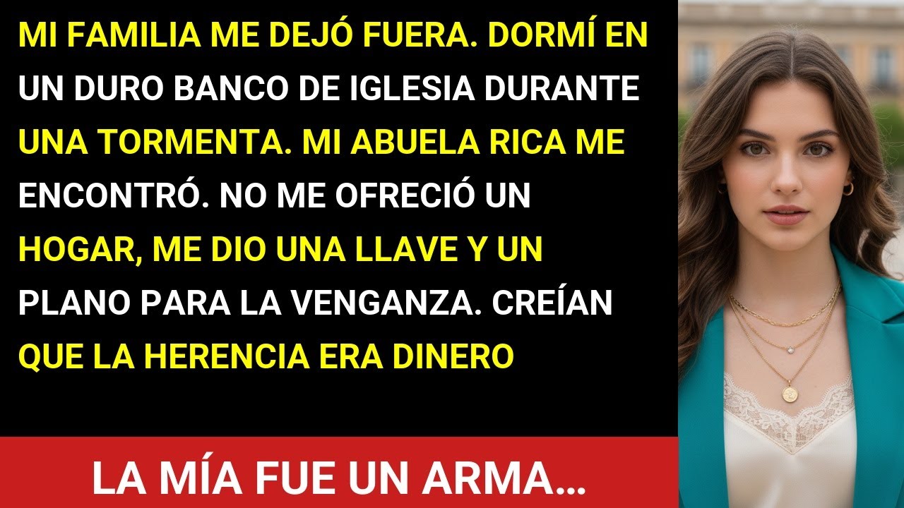 Mi Rica Abuela Me Encontró Durmiendo En Un Banco De Iglesia: Dejó Una Nota Y Luego…