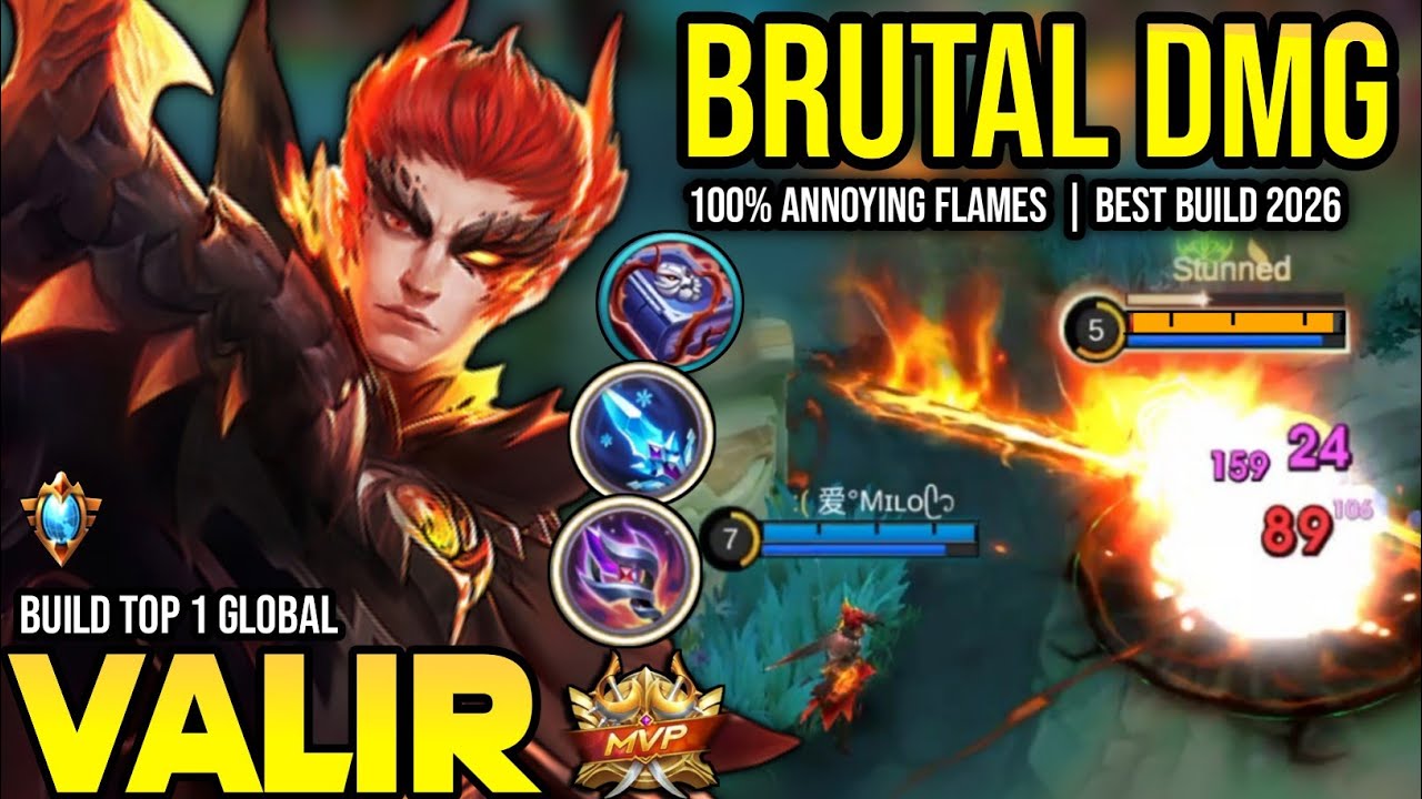 VALIR BEST BUILD 2026 | BUILD TOP 1 GLOBAL VALIR GAMEPLAY | MOBILE LEGENDS✓