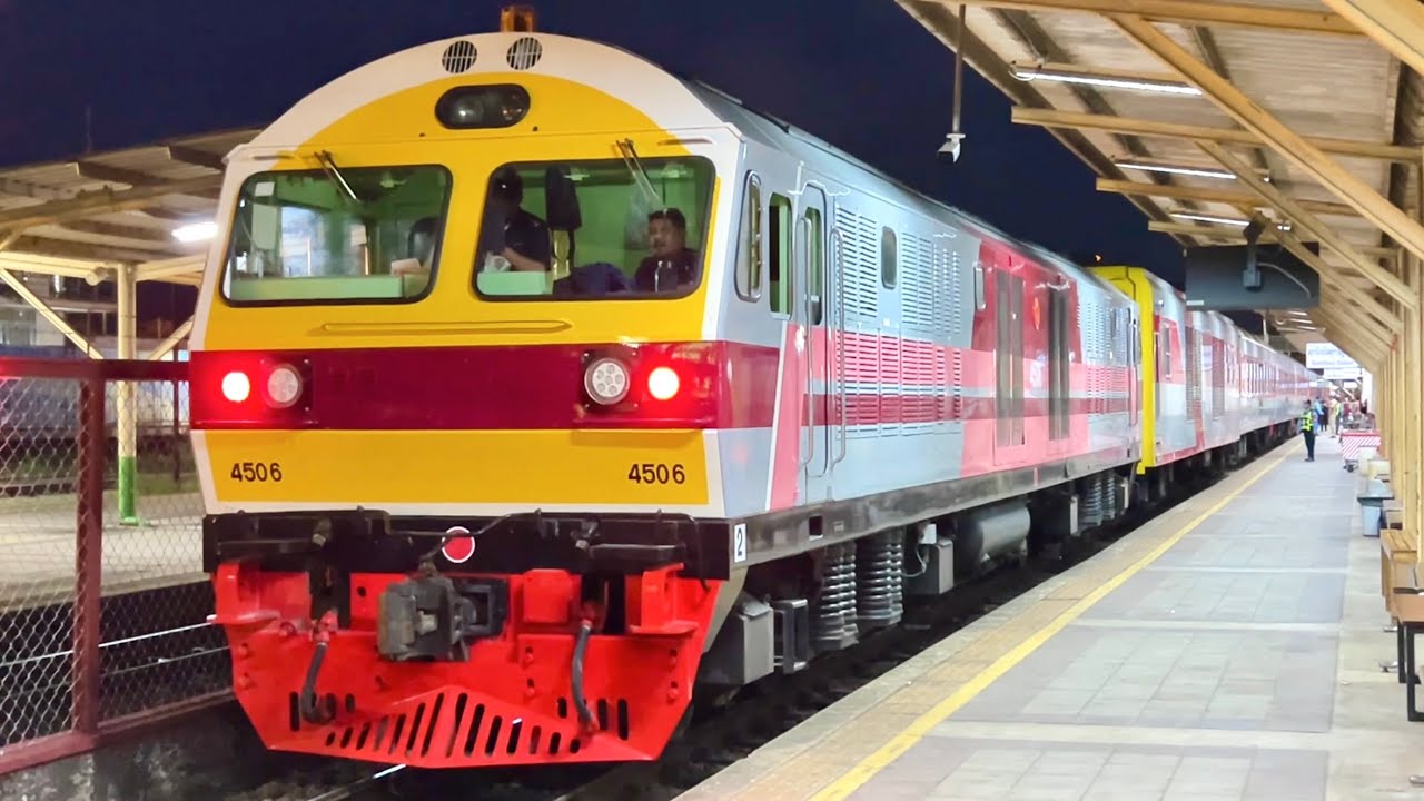 SRT. #ญี่ปุ่นล้วนทั้งขบวน!? พิเศษช่วยโดยสารเทศกาลสงกรานต์ 2568 ที่ 983 HITACHI 4506 ที่สุราษฎร์ธานี