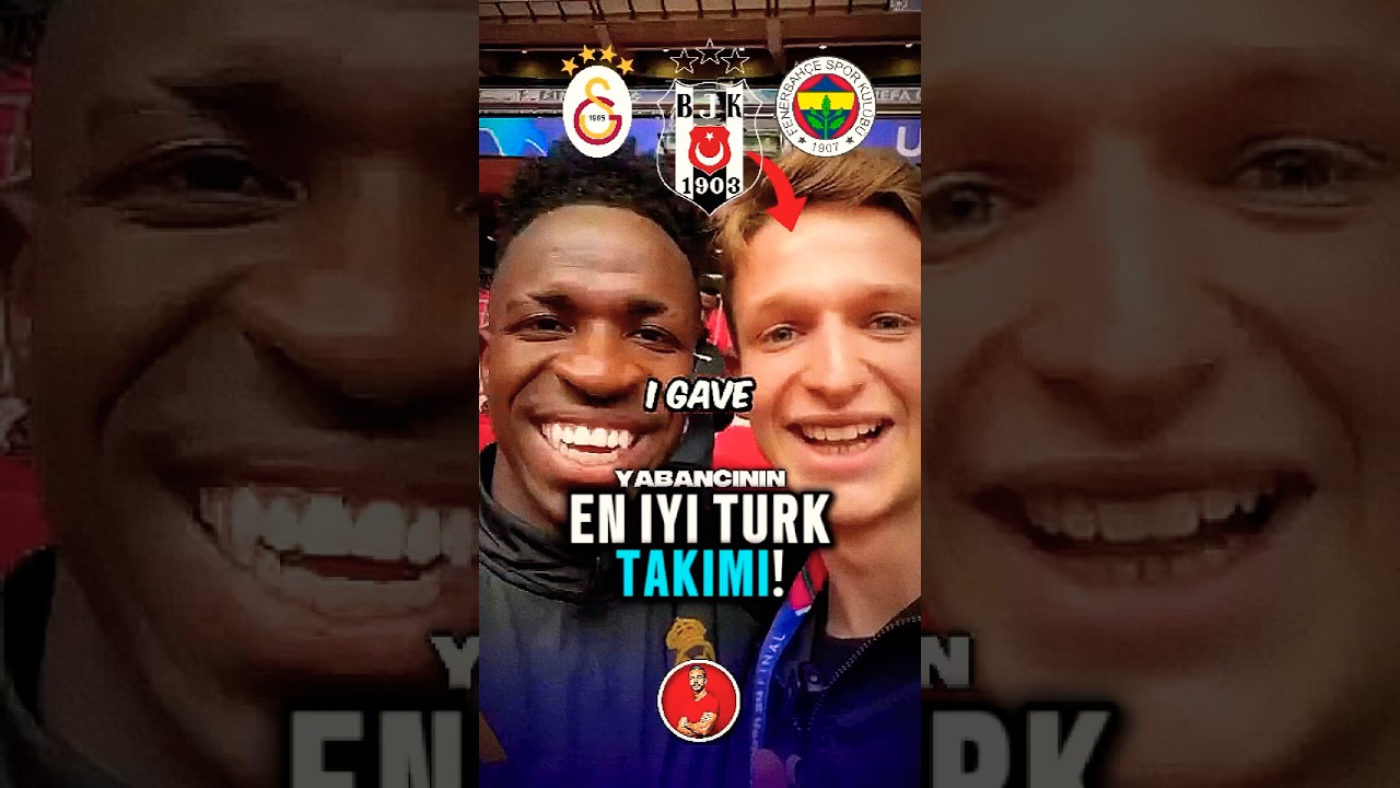 BİR YABANCI G&Ouml;Z&Uuml;NDEN EN İYİ T&Uuml;RK TAKIMI 😱 #galatasaray #beşiktaş #fenerbah&ccedil;e