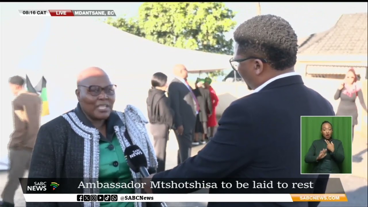 Former SA ambassador to Cote d'Ivoire Zolani Mtshotshisa will be laid to rest today