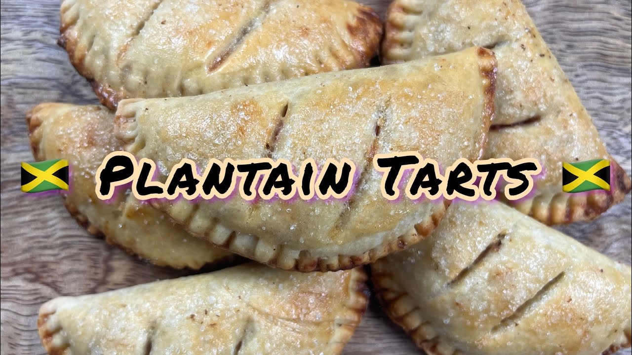 JAMAICAN PLANTAIN TART 🇯🇲| JAMAICAN DESSERT | CookingwithShane876