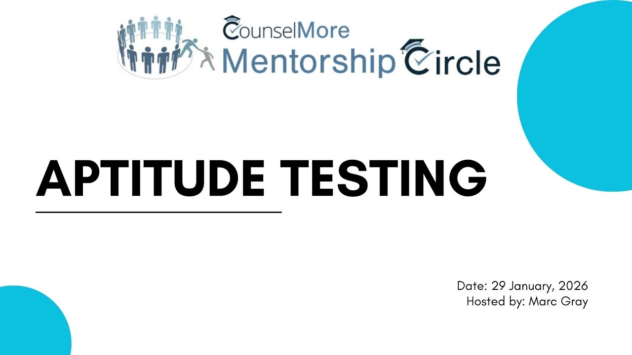 Aptitude Testing | Mentorship Session for Counselors