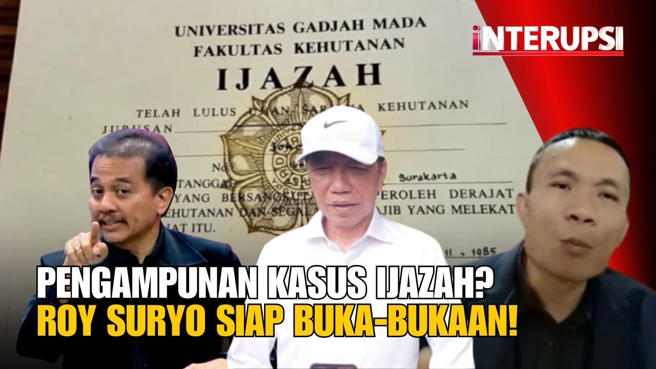 Roy Suryo Siap Buka-Bukaan Soal Tawaran Pengampunan Kasus Ijazah Jokowi, Kata Razman | INTERUPSI