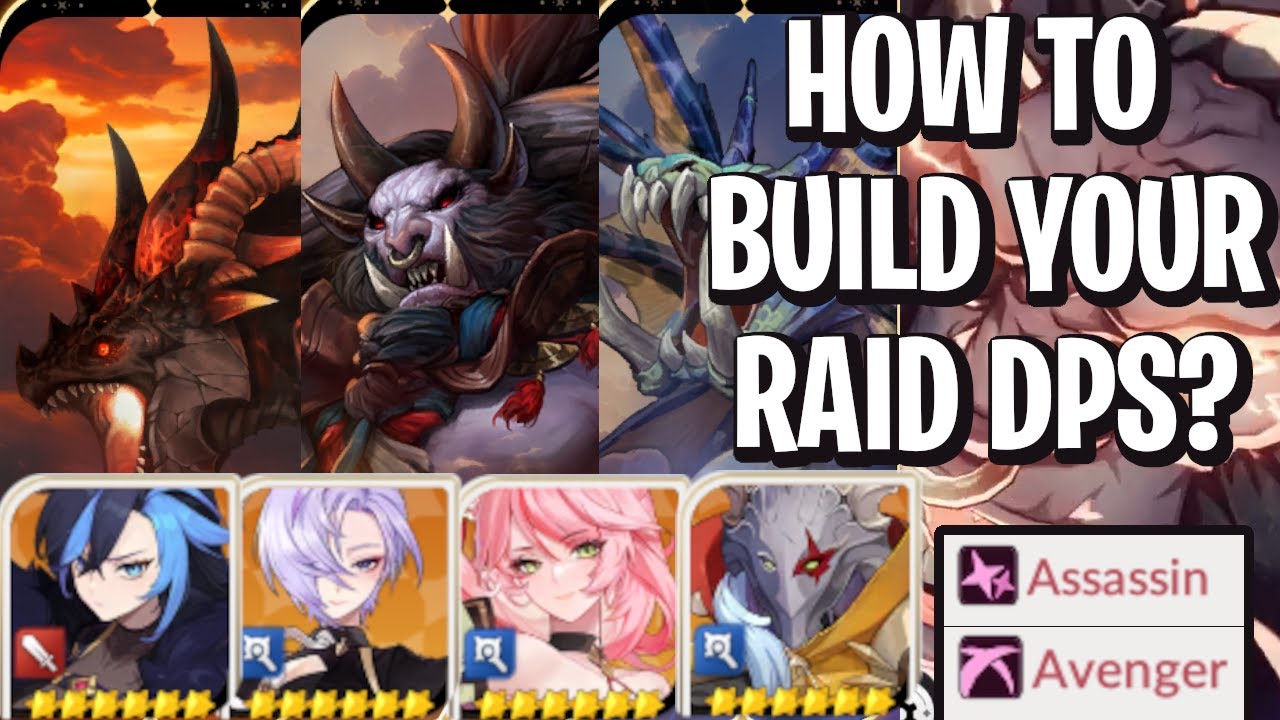 How To Build RAID DPS - Pascal, Shane, Espada, Daisy [Seven Knights: Rebirth]