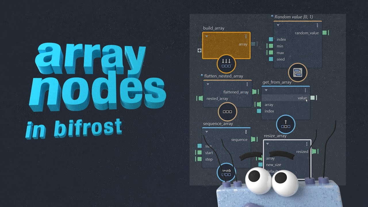 6 Array Nodes (for Beginners) - Maya Bifrost