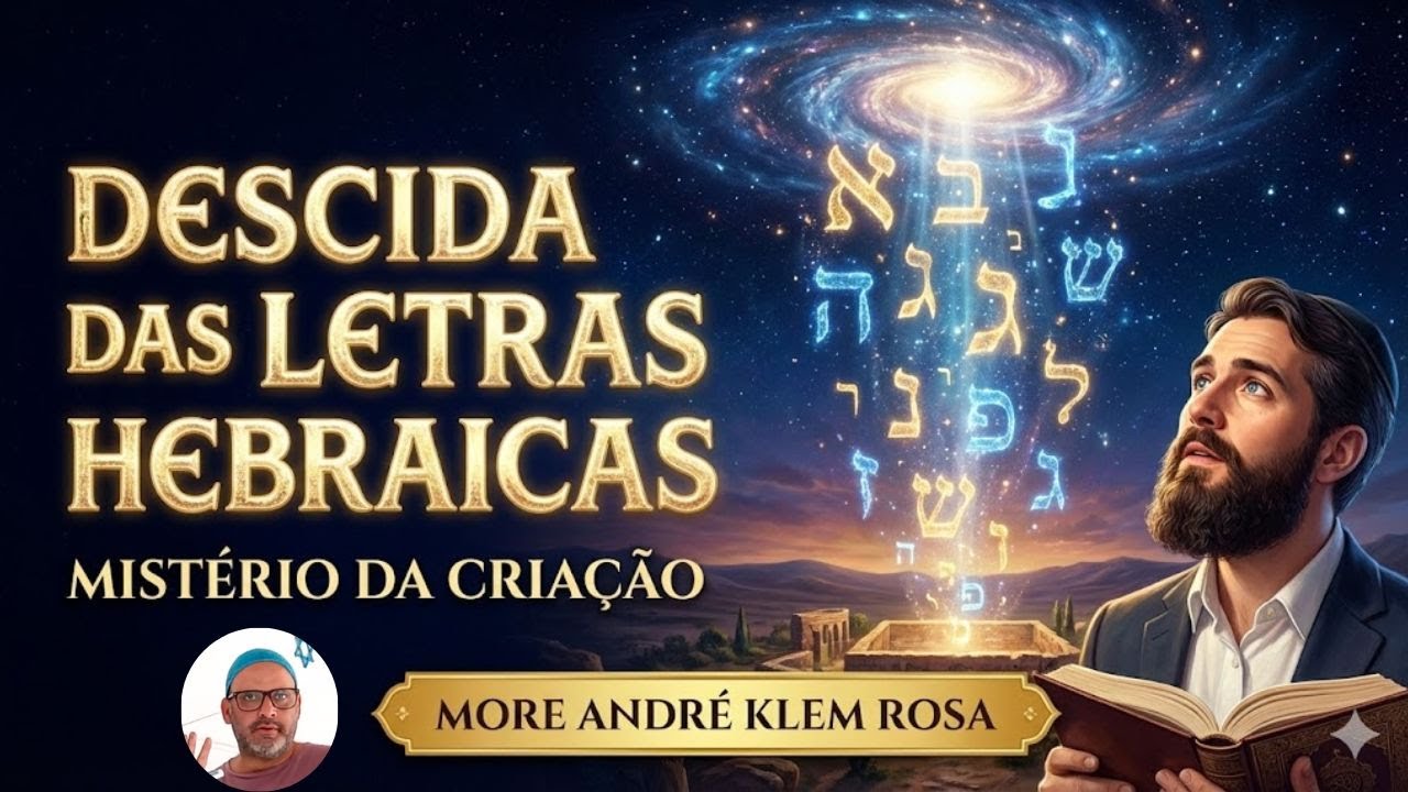 Descida das letras hebraicas