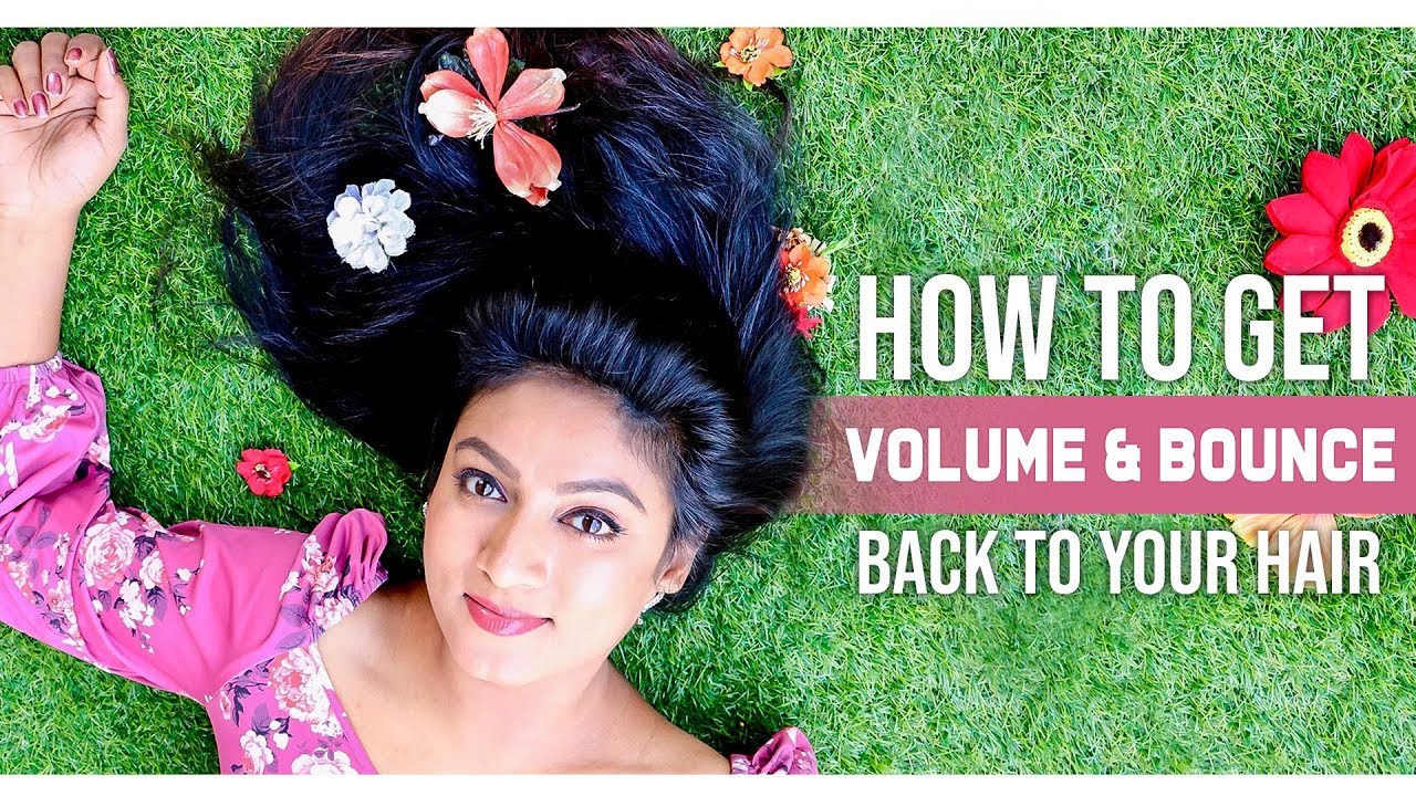 HOW TO GET VOLUME AND BOUNCE BACK TO YOUR HAIR || Ashtrixx