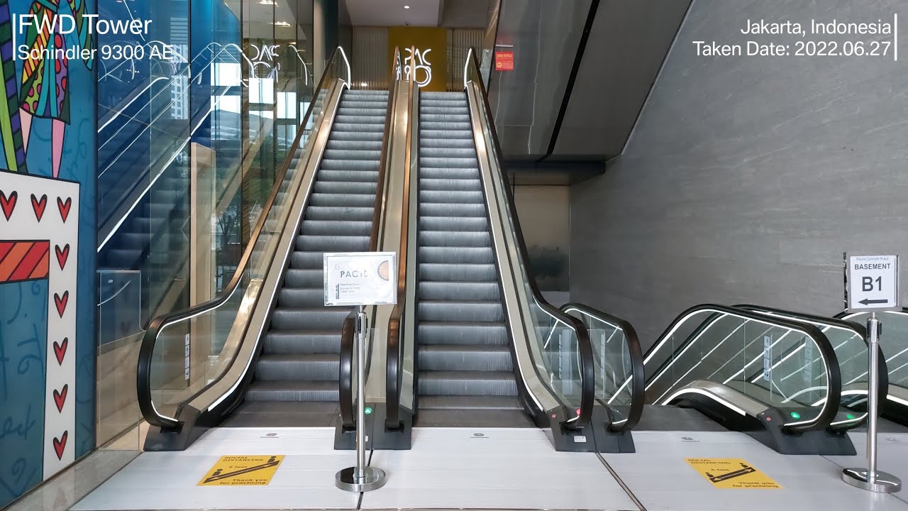 Schindler 9300 AE Escalators at FWD Tower, Jakarta
