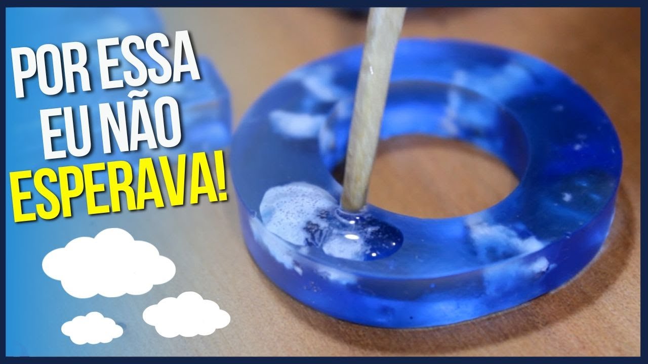 NOVA TÉCNICA para criar NUVENS dentro da RESINA finalizando com um DOMING PERFEITO!
