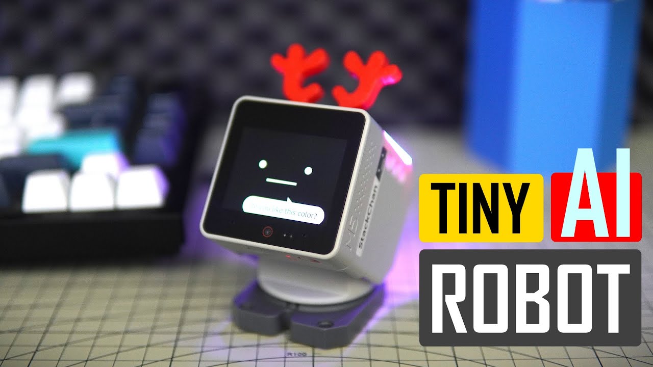 Я протестировал робота с искусственным интеллектом, созданного на базе ESP32 — StackChan меня уди...