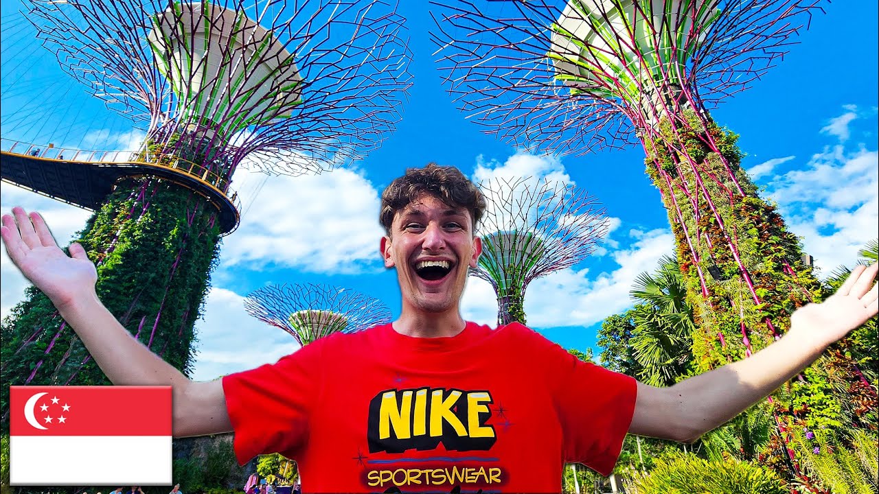 Our FIRST TIME IN SINGAPORE! | Asia's Richest Country SHOCKED US 🇸🇬