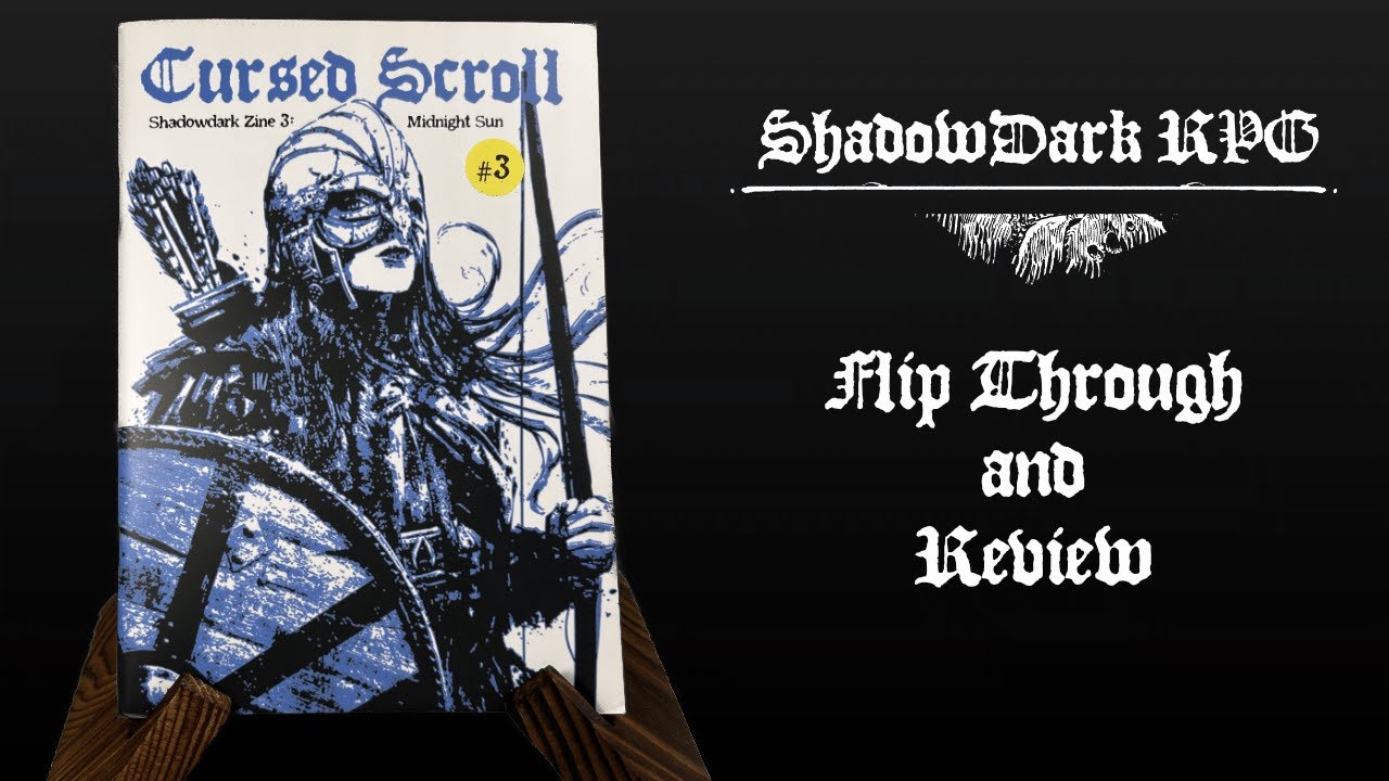 Cursed Scroll Zine, Vol. 3: Midnight Sun - Flip Through and Review