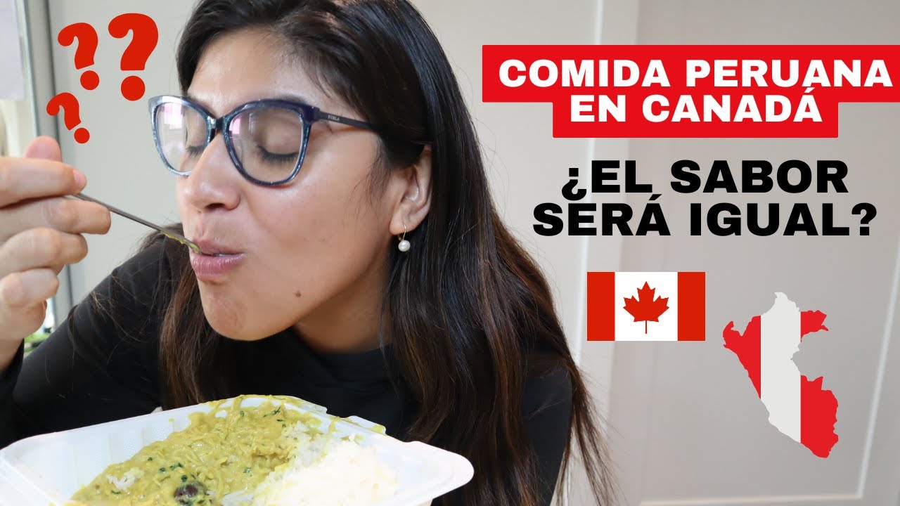 PROBANDO COMIDA PERUANA en Canad&aacute;🇨🇦&iquest;el sabor ser&aacute; igual? 😨Vancouver 2023