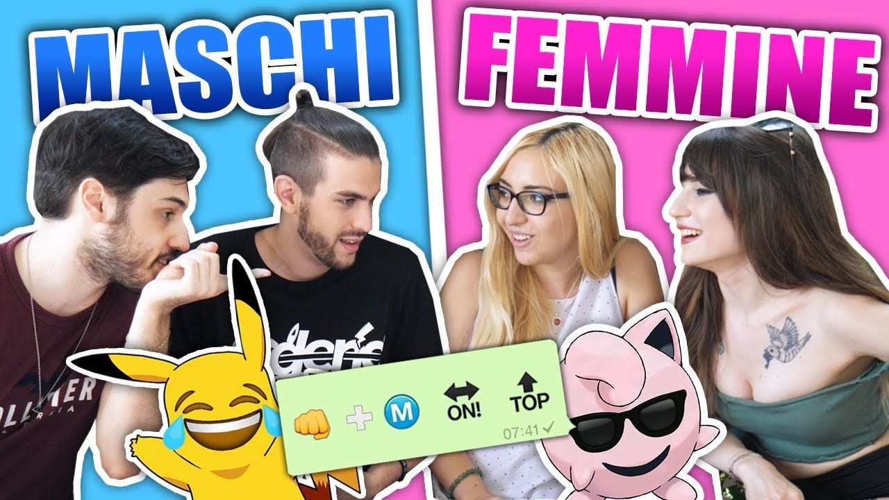 MASCHI VS FEMMINE - Riesci ad indovinare i Pokémon dalle EMOJI? w/ Erenblaze Lullaby Michelle