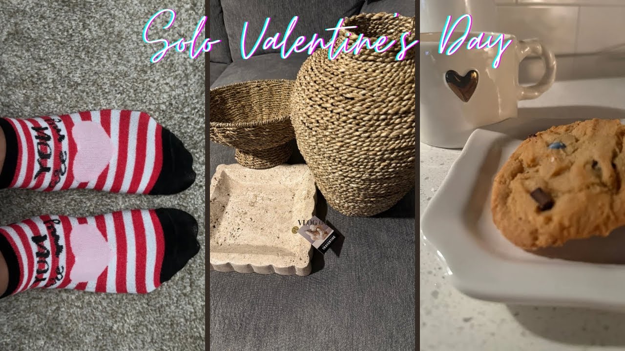 Valentine’s Day Alone 💌|Mini haul, Cozy and Peaceful! (No talking) 