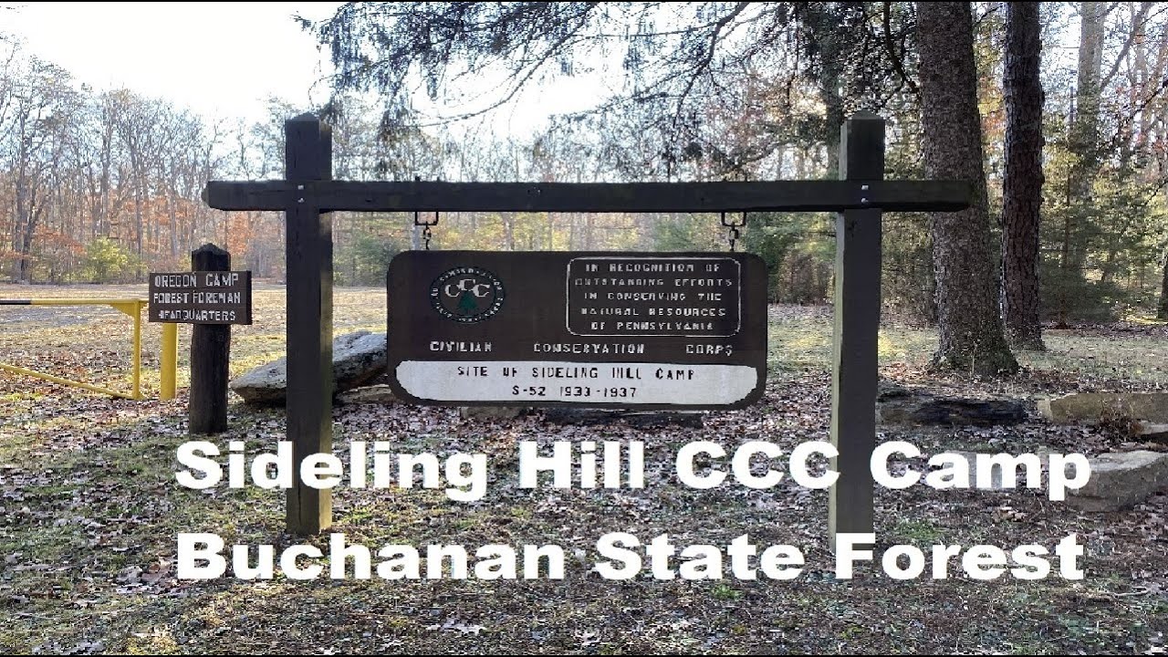 CCC Camp Buchanan State Forest & 1800's Train Aqueduct