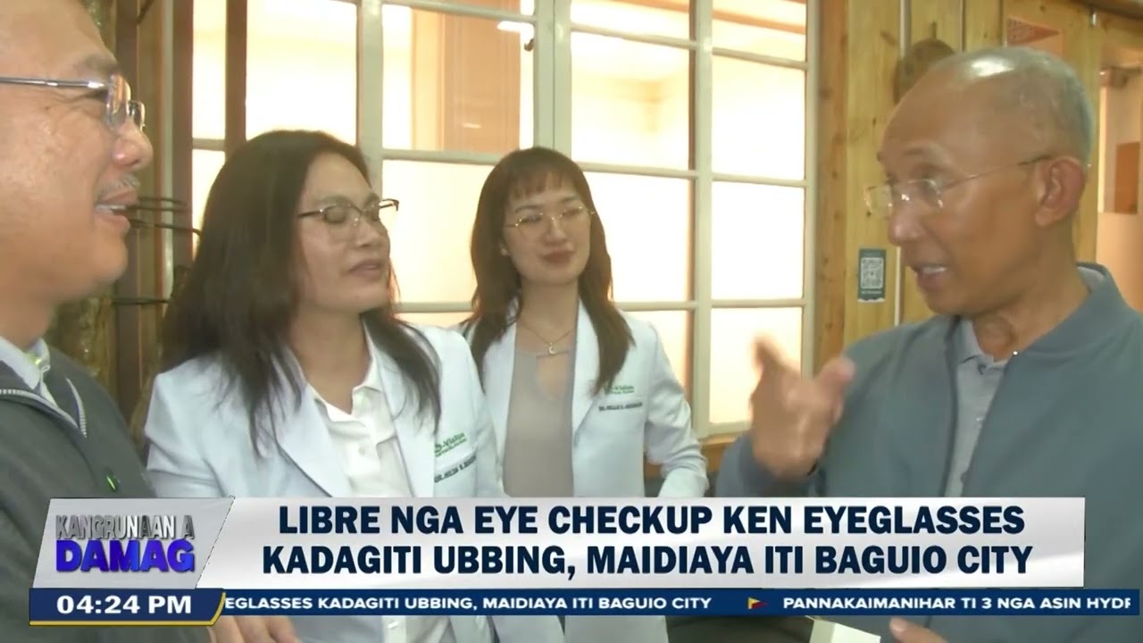 Libre nga eye checkup ken eyeglasses kadagiti ubbing, maidiaya iti Baguio City