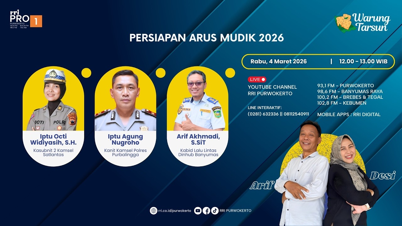 PERSIAPAN ARUS MUDIK 2026 - Warung Tarsun