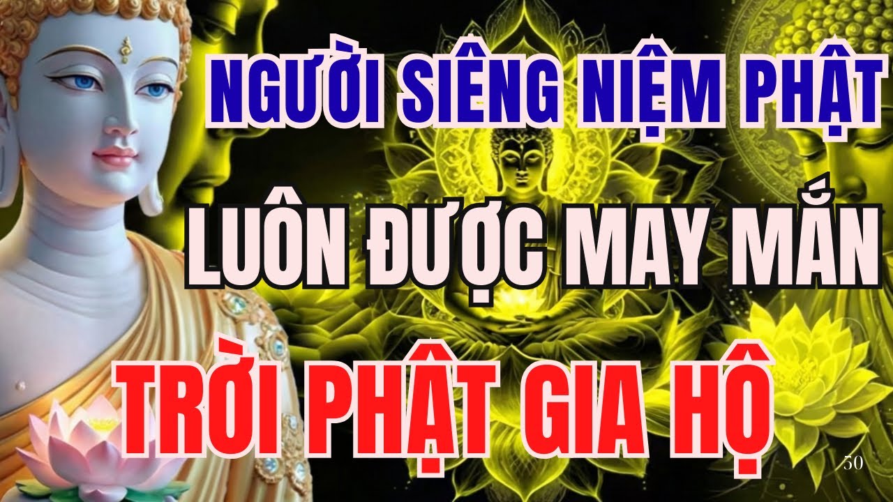 NIỆM PHẬT HAY NHẤT: NGƯỜI SIÊNG NIỆM PHẬT LUÔN GẶP MAY MẮN, VÀ TRỜI PHẬT GIA HỘ | ĐẠO VÀ ĐỜI AUDIO