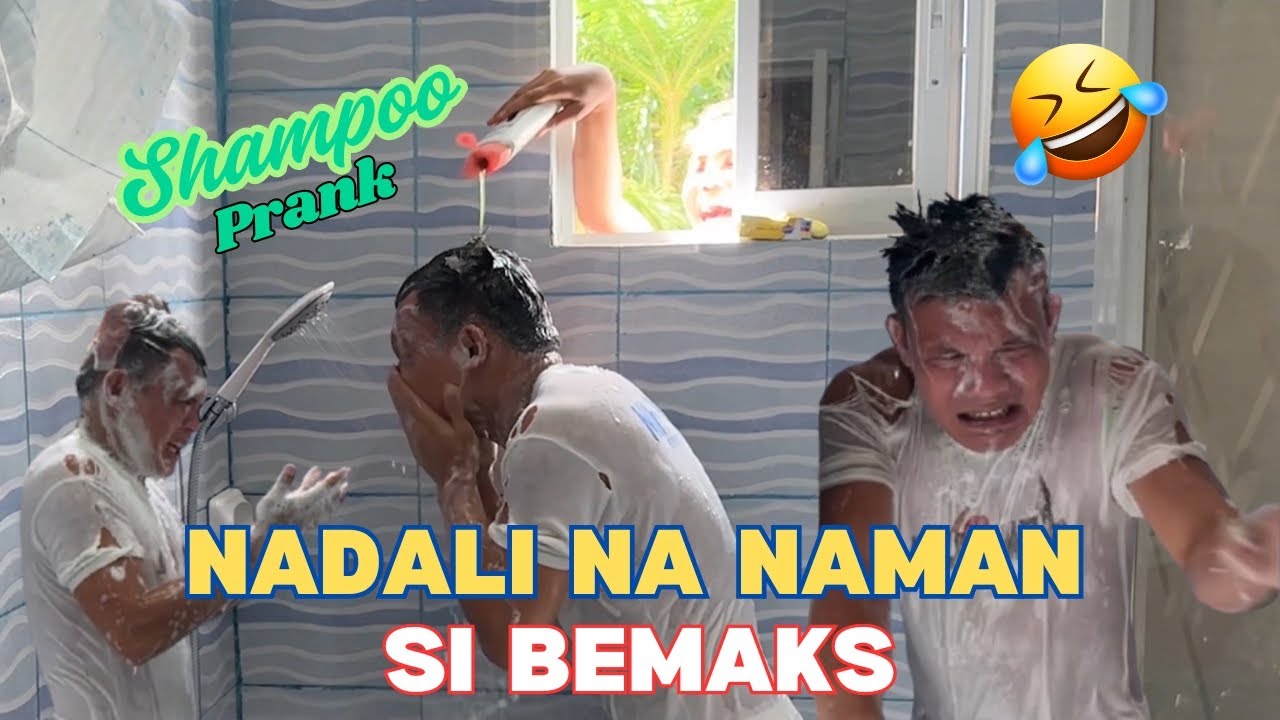 Shampoo Prank Grabi ung Galit ni Bemaks 🤣 Watch till the end 🤣 Bemaks tv