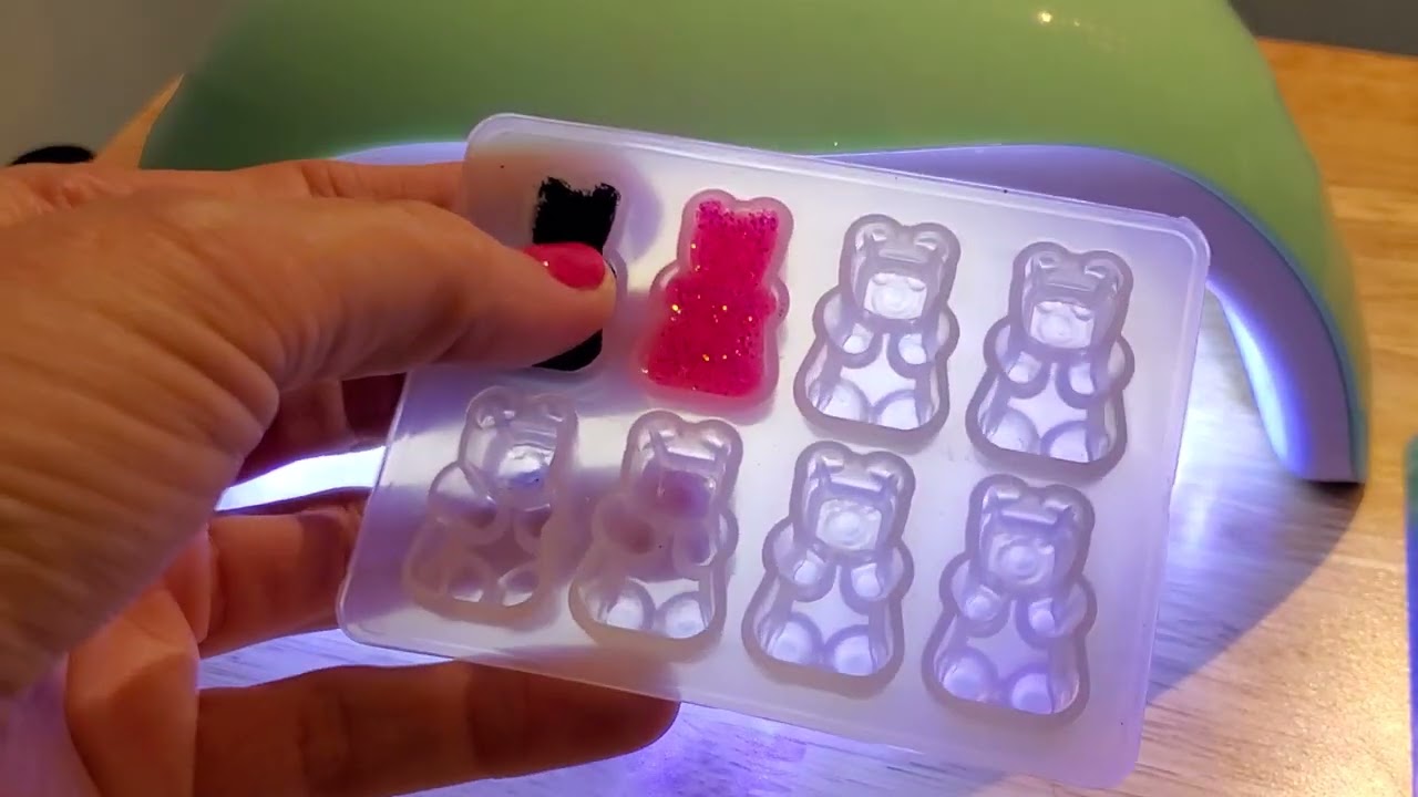 xray markers using silicone mold & uv resin