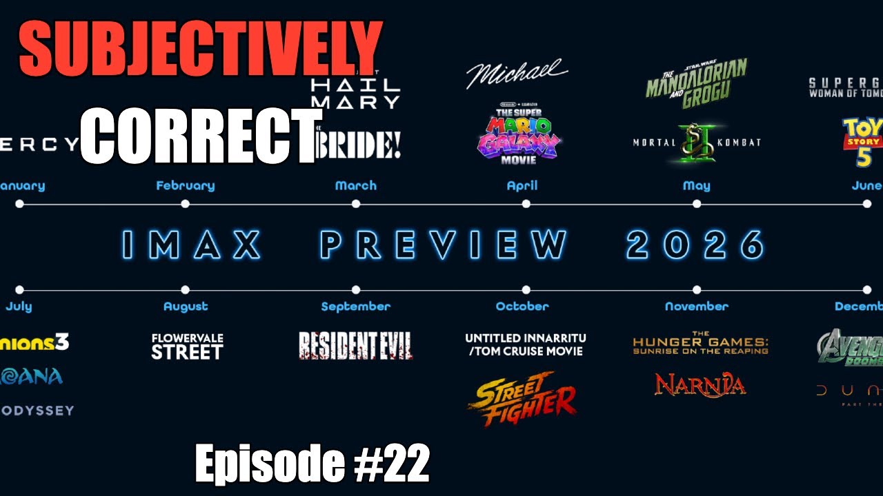 2026 Movie and TV Preview | Subjectively Correct Episode #22 (part 2)