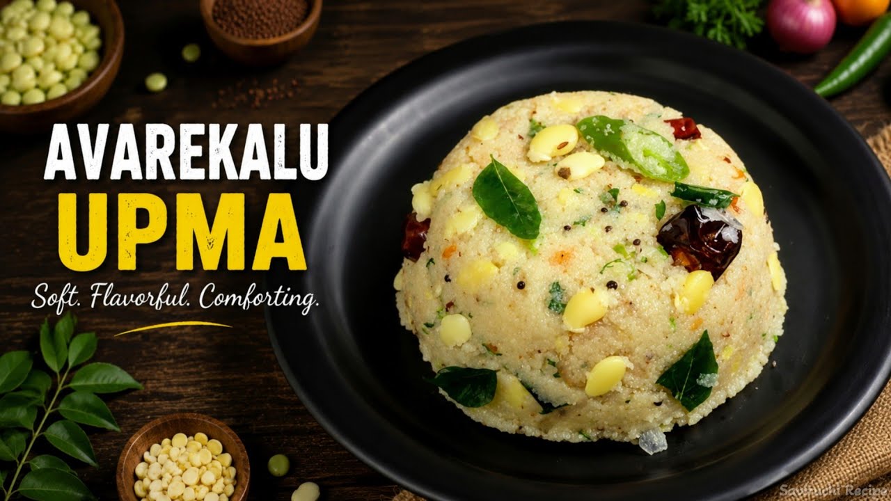 ರುಚಿಯಾದ ಅವರೆಕಾಳು ಉಪ್ಪಿಟ್ಟು ಒಮ್ಮೆ ಟ್ರೈ ಮಾಡಿ | Avarekalu Uppittu Recipe | Upma Recipe in Kannada 
